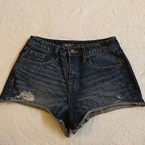High waisted jean shorts- Sz 4